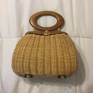Vintage Wicker Purse